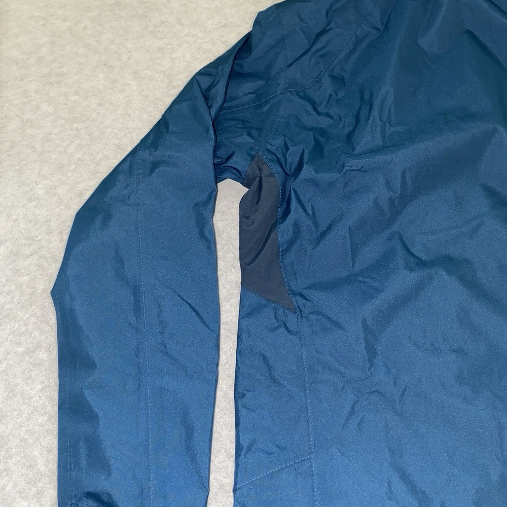 Eddie Bauer WeatherEdge Rain Jacket Womens XS Blue Hooded Waterproof Windbreaker - Picture 13 of 16